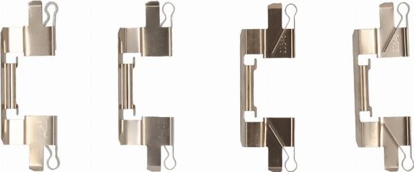 Kamoka 1130102 - Комплектуючі, колодки дискового гальма autocars.com.ua