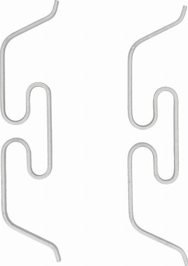 Kamoka 1130190 - Комплектуючі, колодки дискового гальма autocars.com.ua