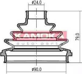 Kamoka 1146692 - Пильник, приводний вал autocars.com.ua