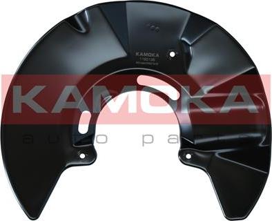 Kamoka 1180136 - Відбивач, диск гальмівного механізму autocars.com.ua