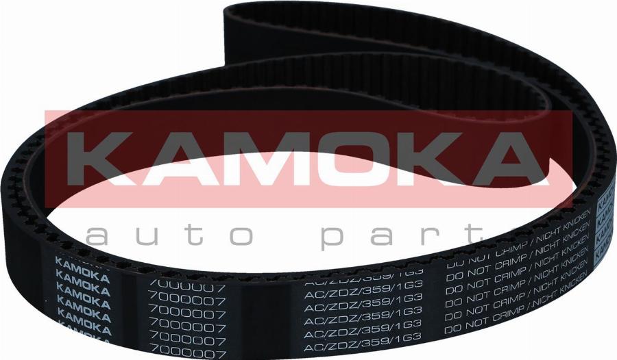 Kamoka 7000007 - Ремінь ГРМ autocars.com.ua