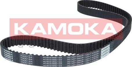 Kamoka 7000124 - Ремінь ГРМ autocars.com.ua