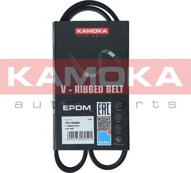 Kamoka 7014026 - Поликлиновой ремінь autocars.com.ua