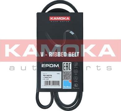 Kamoka 7014075 - Поликлиновой ремінь autocars.com.ua