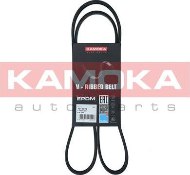 Kamoka 7014076 - Поликлиновой ремінь autocars.com.ua