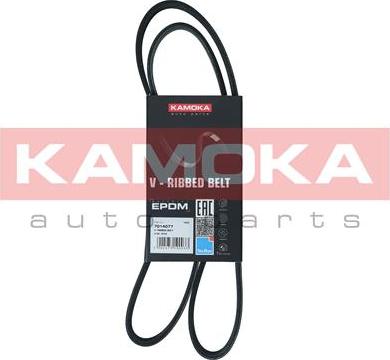 Kamoka 7014077 - Поликлиновой ремінь autocars.com.ua