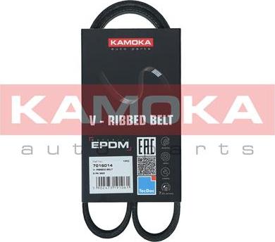 Kamoka 7016014 - Поликлиновой ремінь autocars.com.ua