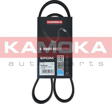 Kamoka 7016039 - Поликлиновой ремінь autocars.com.ua