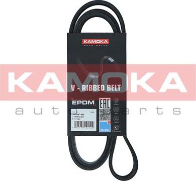 Kamoka 7016120 - Поликлиновой ремінь autocars.com.ua