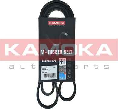 Kamoka 7016161 - Поликлиновой ремінь autocars.com.ua