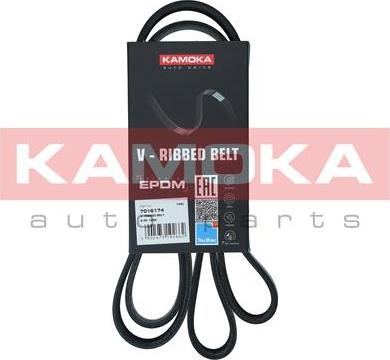 Kamoka 7016174 - Поликлиновой ремень avtokuzovplus.com.ua