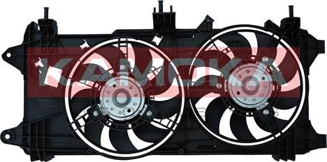 Kamoka 7740017 - Вентилятор, охолодження двигуна autocars.com.ua