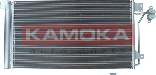 Kamoka 7800144 - Конденсатор, кондиціонер autocars.com.ua