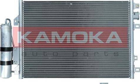 Kamoka 7800233 - Конденсатор, кондиціонер autocars.com.ua