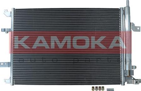 Kamoka 7800319 - Конденсатор, кондиціонер autocars.com.ua