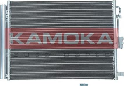 Kamoka 7800325 - Конденсатор, кондиціонер autocars.com.ua