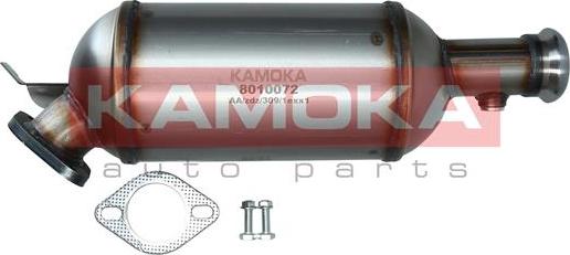 Kamoka 8010072 - Сажевый / частичный фильтр, система выхлопа ОГ avtokuzovplus.com.ua