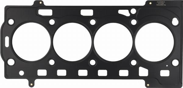 Kamoka 8701504 - Прокладка, головка циліндра autocars.com.ua