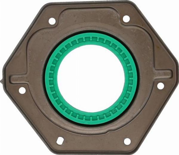 Kamoka 8707018 - Ущільнене кільце, колінчастий вал autocars.com.ua