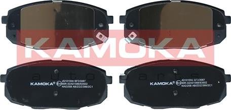 Kamoka JQ101000 - Тормозные колодки, дисковые, комплект autodnr.net