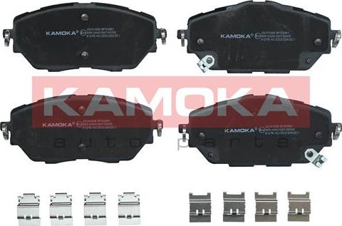 Kamoka JQ101006 - Тормозные колодки, дисковые, комплект autodnr.net