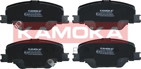 Kamoka JQ101013 - Гальмівні колодки, дискові гальма autocars.com.ua