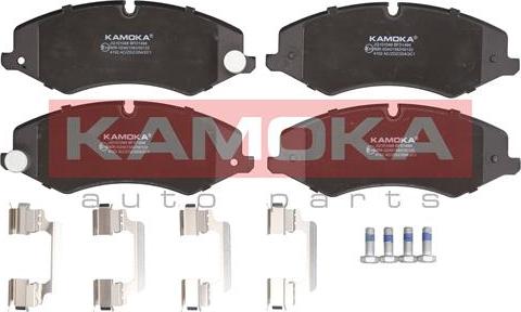 Kamoka JQ101048 - Тормозные колодки, дисковые, комплект avtokuzovplus.com.ua