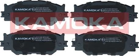 Kamoka JQ101080 - Тормозные колодки, дисковые, комплект avtokuzovplus.com.ua