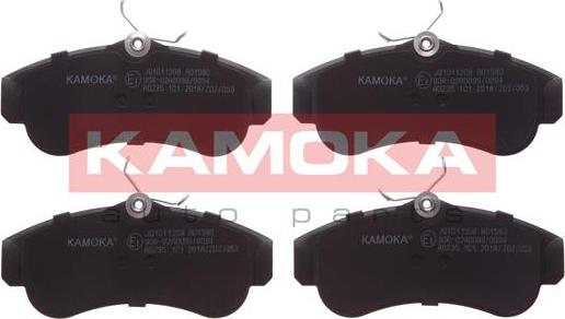 Kamoka JQ1011208 - Тормозные колодки, дисковые, комплект autodnr.net