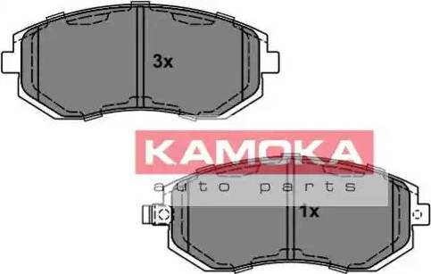 Kamoka JQ101126 - Тормозные колодки, дисковые, комплект autodnr.net