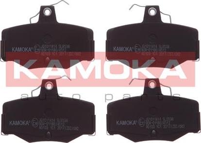 Kamoka JQ1011414 - Тормозные колодки, дисковые, комплект avtokuzovplus.com.ua