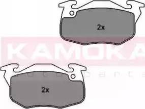 Kamoka JQ1011460 - Тормозные колодки, дисковые, комплект autodnr.net