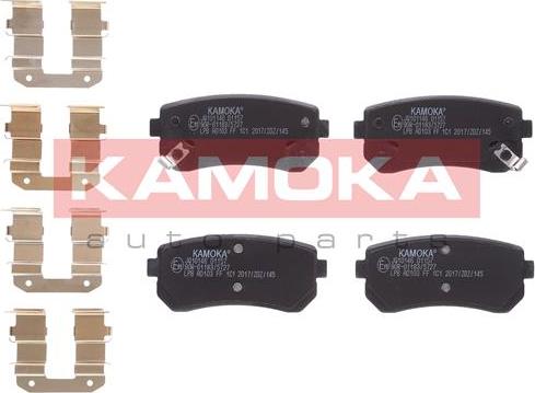 Kamoka JQ101146 - Тормозные колодки, дисковые, комплект avtokuzovplus.com.ua