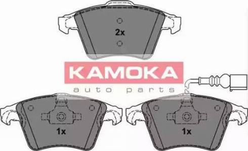 Kamoka JQ101160 - Гальмівні колодки, дискові гальма autocars.com.ua