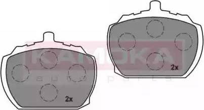 Kamoka JQ1011666 - Тормозные колодки, дисковые, комплект avtokuzovplus.com.ua