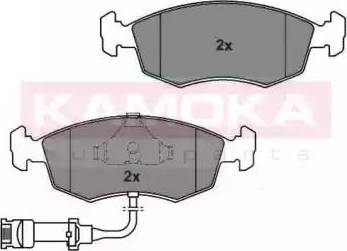 Kamoka JQ1011692 - Гальмівні колодки, дискові гальма autocars.com.ua