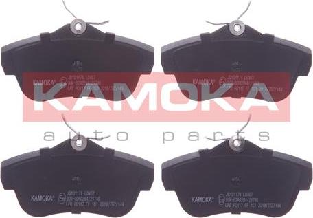 Kamoka JQ101174 - Тормозные колодки, дисковые, комплект avtokuzovplus.com.ua