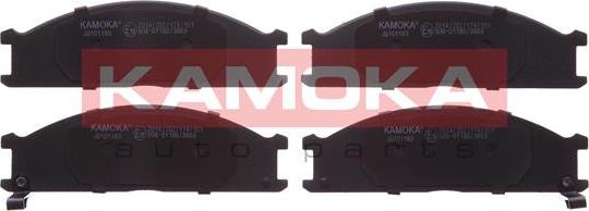 Kamoka JQ101183 - Тормозные колодки, дисковые, комплект avtokuzovplus.com.ua