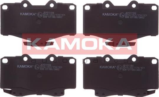 Kamoka JQ101184 - Тормозные колодки, дисковые, комплект avtokuzovplus.com.ua
