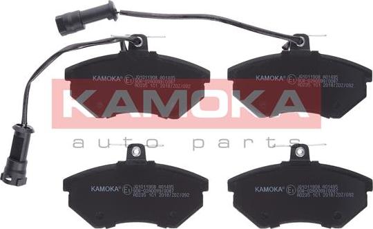 Kamoka JQ1011908 - Тормозные колодки, дисковые, комплект autodnr.net