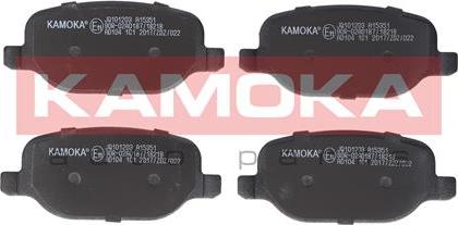 Kamoka JQ101203 - Тормозные колодки, дисковые, комплект avtokuzovplus.com.ua
