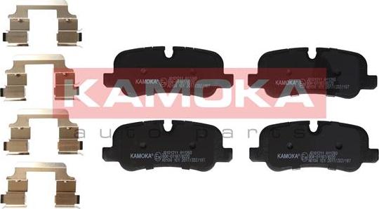 Kamoka JQ101211 - Тормозные колодки, дисковые, комплект avtokuzovplus.com.ua