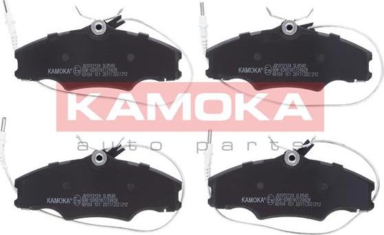 Kamoka JQ1012124 - Тормозные колодки, дисковые, комплект avtokuzovplus.com.ua