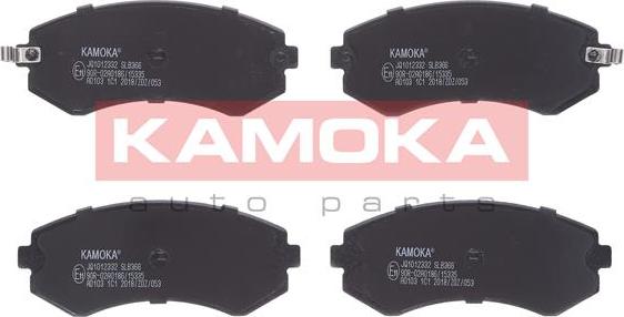 Kamoka JQ1012332 - Гальмівні колодки, дискові гальма autocars.com.ua