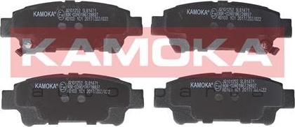 Kamoka JQ101252 - Тормозные колодки, дисковые, комплект avtokuzovplus.com.ua