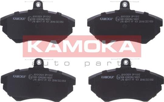 Kamoka JQ1012624 - Тормозные колодки, дисковые, комплект avtokuzovplus.com.ua