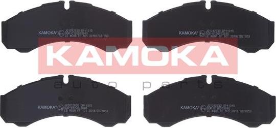 Kamoka JQ1012630 - Тормозные колодки, дисковые, комплект avtokuzovplus.com.ua