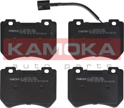 Kamoka JQ101280 - Гальмівні колодки, дискові гальма autocars.com.ua