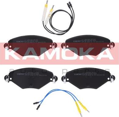 Kamoka JQ1012822 - Тормозные колодки, дисковые, комплект avtokuzovplus.com.ua