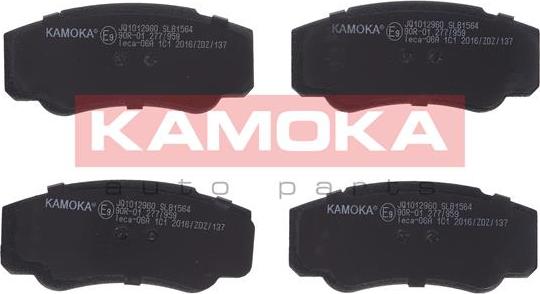 Kamoka JQ1012960 - Тормозные колодки, дисковые, комплект avtokuzovplus.com.ua